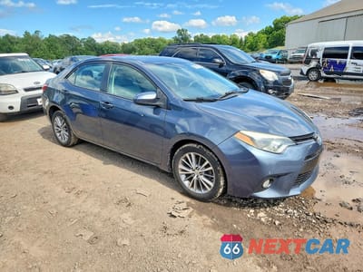 Czwarte zdjęcie samochodu z boku: 2015 TOYOTA COROLLA LE PLUS VIN:2T1BURHE1FC265185 - miniatura