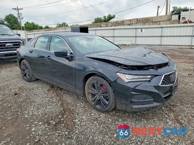 Czwarte zdjęcie samochodu z boku: 2023 ACURA TLX TECHNOLOGY VIN:19UUB5F41PA002123 - miniatura