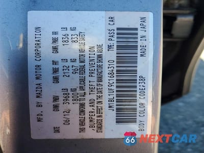 Zdjęcie 13 z 13 samochodu: 2012 MAZDA 3 I VIN:JM1BL1UF9C1684310 - miniatura