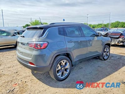 Trzecie zdjęcie samochodu z tyłu: 2020 JEEP COMPASS LIMITED VIN:3C4NJDCB4LT128207 - miniatura