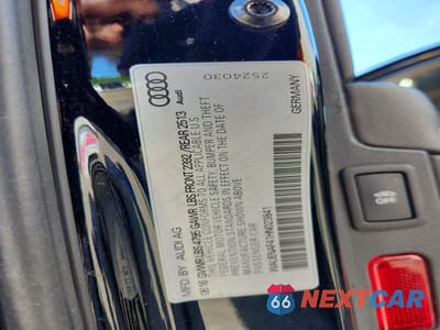 Zdjęcie 12 z 12 samochodu: 2017 AUDI A4 PREMIUM PLUS VIN:WAUENAF41HN023841 - miniatura