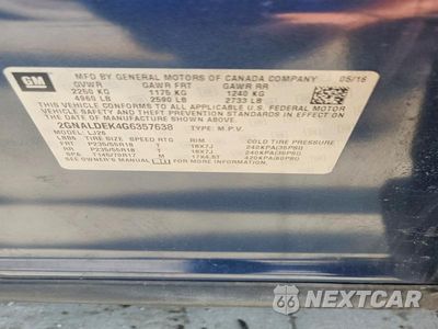 Zdjęcie 13 z 13 samochodu: 2016 CHEVROLET EQUINOX LTZ VIN:2GNALDEK4G6357638 - miniatura