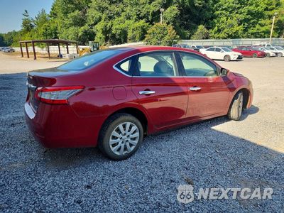 Trzecie zdjęcie samochodu z tyłu: 2014 NISSAN SENTRA S VIN:3N1AB7AP5EY280629 - miniatura