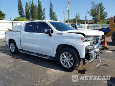 Czwarte zdjęcie samochodu z boku: 2019 CHEVROLET SILVERADO K1500 LTZ VIN:3GCUYGED2KG246125 - miniatura