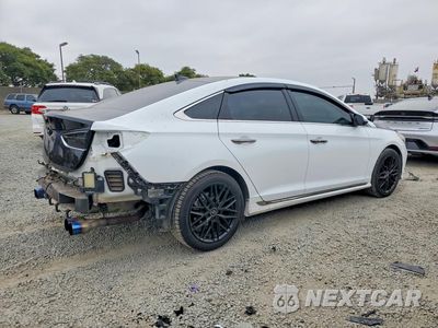 Trzecie zdjęcie samochodu z tyłu: 2018 HYUNDAI SONATA SPORT 2.0T VIN:5NPE34ABXJH694401 - miniatura