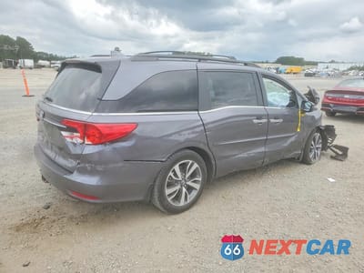 Trzecie zdjęcie samochodu z tyłu: 2022 HONDA ODYSSEY TOURING VIN:5FNRL6H85NB052390 - miniatura