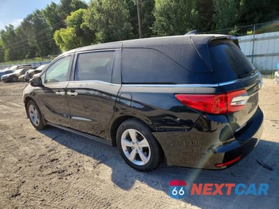 Drugie zdjęcie samochodu z przodu: 2019 HONDA ODYSSEY EXL VIN:5FNRL6H79KB069681 - miniatura