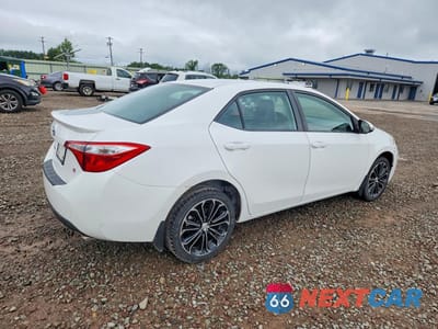 Trzecie zdjęcie samochodu z tyłu: 2016 TOYOTA COROLLA S PLUS VIN:5YFBURHE5GP566608 - miniatura