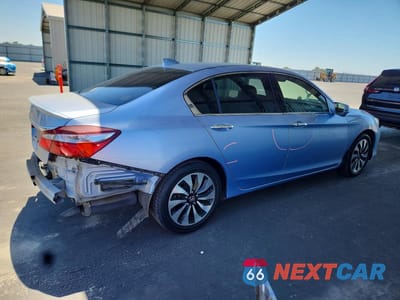Trzecie zdjęcie samochodu z tyłu: 2017 HONDA ACCORD HYBRID VIN:JHMCR6F34HC018999 - miniatura