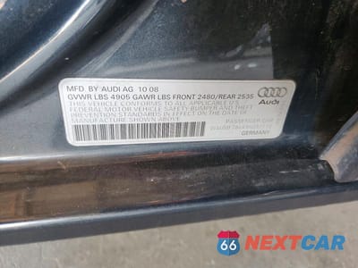 Zdjęcie 12 z 12 samochodu: 2009 AUDI A4 PRESTIGE VIN:WAUMF78K49N037113 - miniatura