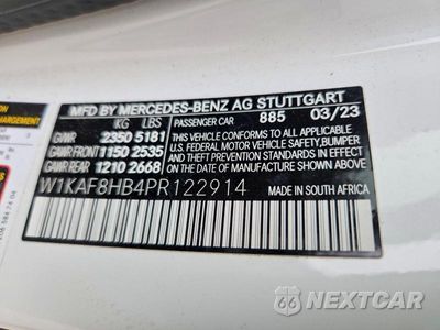 Zdjęcie 12 z 12 samochodu: 2023 MERCEDES-BENZ C 43 AMG VIN:W1KAF8HB4PR122914 - miniatura
