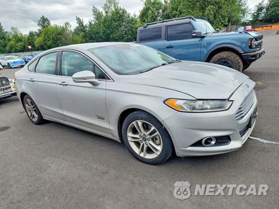 Czwarte zdjęcie samochodu z boku: 2015 FORD FUSION TITANIUM PHEV VIN:3FA6P0SU6FR253604 - miniatura