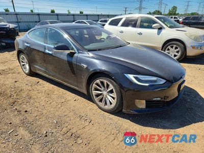 Czwarte zdjęcie samochodu z boku: 2017 TESLA MODEL S VIN:5YJSA1E26HF197016 - miniatura