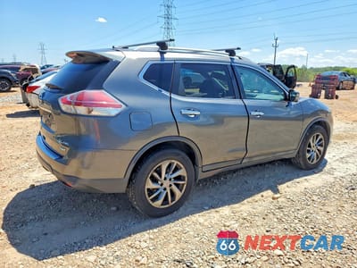 Trzecie zdjęcie samochodu z tyłu: 2014 NISSAN ROGUE SL VIN:5N1AT2MV0EC795579 - miniatura