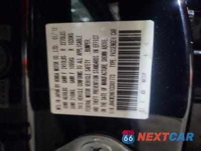 Zdjęcie 13 z 13 samochodu: 2012 ACURA TSX TECH VIN:JH4CW2H61CC001773 - miniatura