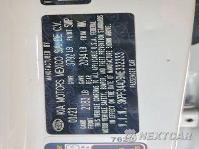Zdjęcie 13 z 13 samochodu: 2021 KIA FORTE GT LINE VIN:3KPF34AD9ME332333 - miniatura