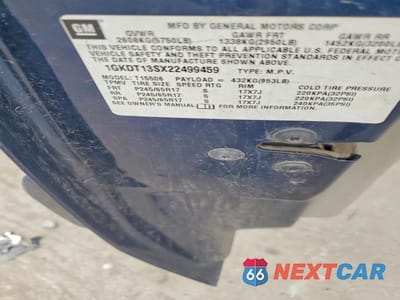Zdjęcie 13 z 13 samochodu: 2002 GMC ENVOY VIN:1GKDT13SX22499459 - miniatura