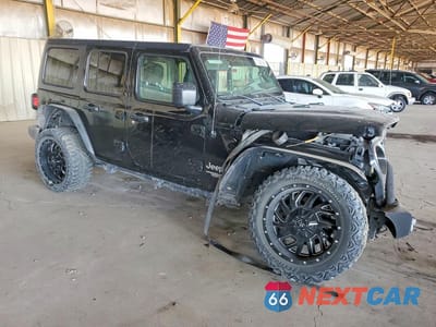Czwarte zdjęcie samochodu z boku: 2019 JEEP WRANGLER UNLIMITED SPORT VIN:1C4HJXDG9KW511416 - miniatura