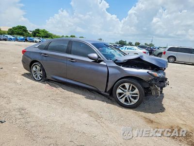 Czwarte zdjęcie samochodu z boku: 2018 HONDA ACCORD LX VIN:1HGCV1F13JA071520 - miniatura