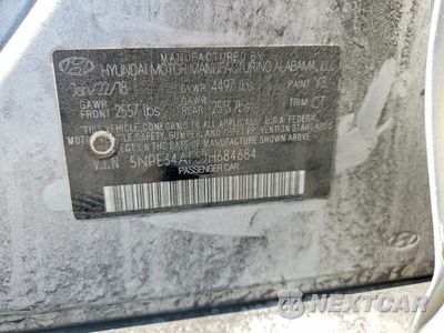 Zdjęcie 12 z 12 samochodu: 2018 HYUNDAI SONATA SPORT VIN:5NPE34AF5JH684684 - miniatura