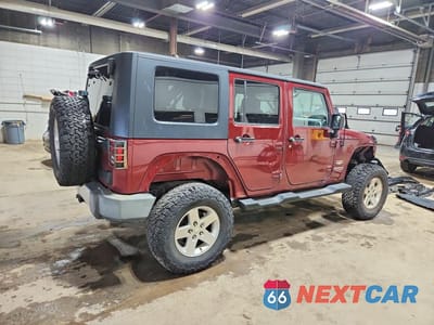 Trzecie zdjęcie samochodu z tyłu: 2009 JEEP WRANGLER UNLIMITED SAHARA VIN:1J4GA591X9L759460 - miniatura