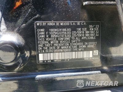 Zdjęcie 13 z 13 samochodu: 2024 HONDA HR-V SPORT VIN:3CZRZ1H56RM709037 - miniatura