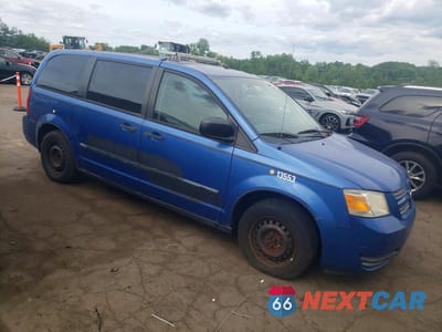 Czwarte zdjęcie samochodu z boku: 2008 DODGE GRAND CARAVAN SE VIN:2D8HN44HX8R614083 - miniatura