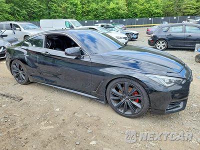 Czwarte zdjęcie samochodu z boku: 2017 INFINITI Q60 2.0T PREMIUM VIN:JN1CV7EL5HM320514 - miniatura