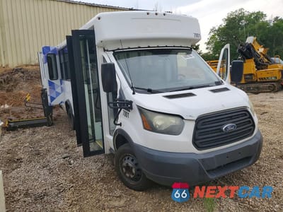 Czwarte zdjęcie samochodu z boku: 2017 FORD TRANSIT SHUTTLE BUS VIN:1FDES8PM5HKA48418 - miniatura