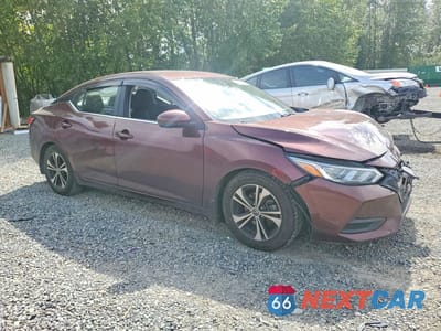 Czwarte zdjęcie samochodu z boku: 2020 NISSAN SENTRA SV VIN:3N1AB8CV0LY262652 - miniatura