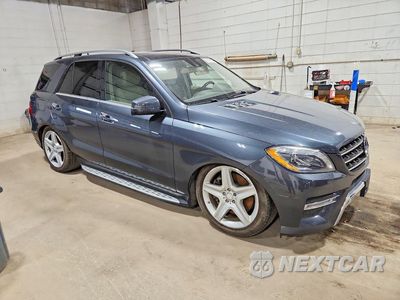 Czwarte zdjęcie samochodu z boku: 2014 MERCEDES-BENZ ML 550 4MATIC VIN:4JGDA7DB6EA407126 - miniatura