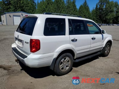 Trzecie zdjęcie samochodu z tyłu: 2005 HONDA PILOT EXL VIN:2HKYF186X5H551739 - miniatura
