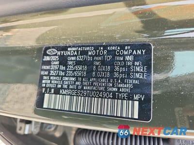 Zdjęcie 14 z 14 samochodu: 2026 HYUNDAI PALISADE SEL CONVENIENCE VIN:KM8RGES29TU024904 - miniatura
