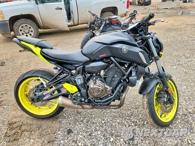 2018 YAMAHA MT07 JYARM27E6JA001167 - główne zdjęcie licytacji z USA - miniatura