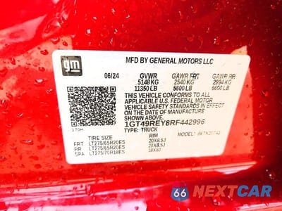 Zdjęcie 12 z 12 samochodu: 2024 GMC SIERRA K2500 DENALI VIN:1GT49REY8RF442996 - miniatura