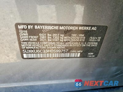 Zdjęcie 13 z 13 samochodu: 2017 BMW X6 XDRIVE50I VIN:5UXKU6C33H0S99757 - miniatura