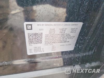 Zdjęcie 12 z 12 samochodu: 2021 CHEVROLET EQUINOX VIN:2GNAXNEVXM6148016 - miniatura