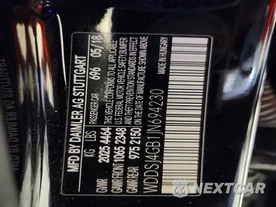 Zdjęcie 12 z 12 samochodu: 2018 MERCEDES-BENZ CLA 250 4MATIC VIN:WDDSJ4GB1JN694230 - miniatura