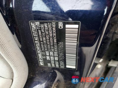 Zdjęcie 12 z 12 samochodu: 2006 MERCEDES-BENZ C 55 AMG VIN:WDBRF76J26F777606 - miniatura