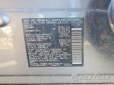 Zdjęcie 14 z 14 samochodu: 2018 NISSAN ROGUE SV VIN:KNMAT2MV2JP555912 - miniatura