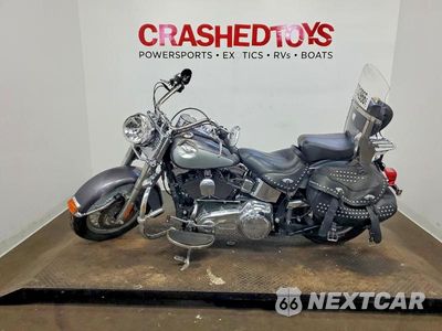 Trzecie zdjęcie samochodu z tyłu: 2014 HARLEY-DAVIDSON FLSTC HERITAGE SOFTAIL CLASSIC VIN:1HD1BWV12EB016634 - miniatura