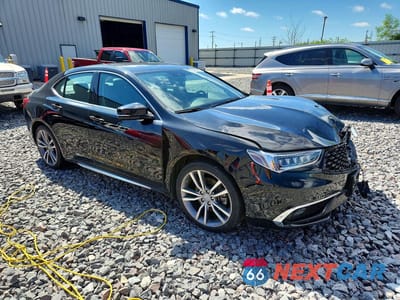 Czwarte zdjęcie samochodu z boku: 2019 ACURA TLX ADVANCE VIN:19UUB3F81KA000744 - miniatura