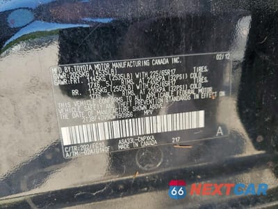 Zdjęcie 13 z 13 samochodu: 2012 TOYOTA RAV4 BASE VIN:2T3BF4DV9CW190966 - miniatura