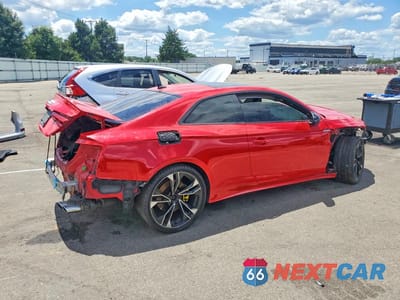 Trzecie zdjęcie samochodu z tyłu: 2021 AUDI S5 PRESTIGE VIN:WAUR4AF54MA024318 - miniatura