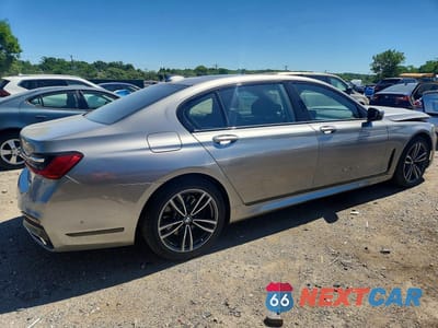 Trzecie zdjęcie samochodu z tyłu: 2021 BMW 740 XI VIN:WBA7T4C04MCE60839 - miniatura