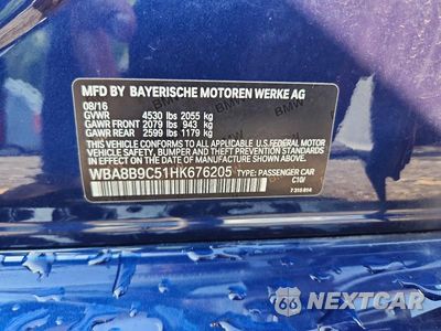 Zdjęcie 12 z 12 samochodu: 2017 BMW 330 I VIN:WBA8B9C51HK676205 - miniatura