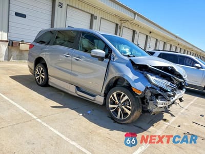 Czwarte zdjęcie samochodu z boku: 2024 HONDA ODYSSEY TOURING VIN:5FNRL6H8XRB007774 - miniatura