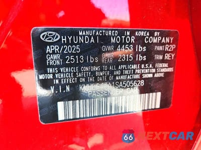 Zdjęcie 13 z 13 samochodu: 2025 HYUNDAI SONATA SEL VIN:KMHL64JA1SA505628 - miniatura