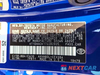 Zdjęcie 13 z 13 samochodu: 2026 TOYOTA CAMRY SE VIN:4T1DAACK1TU282935 - miniatura