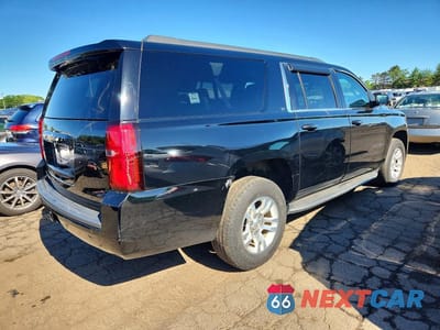 Trzecie zdjęcie samochodu z tyłu: 2019 CHEVROLET SUBURBAN K1500 LT VIN:1GNSKHKC0KR186881 - miniatura